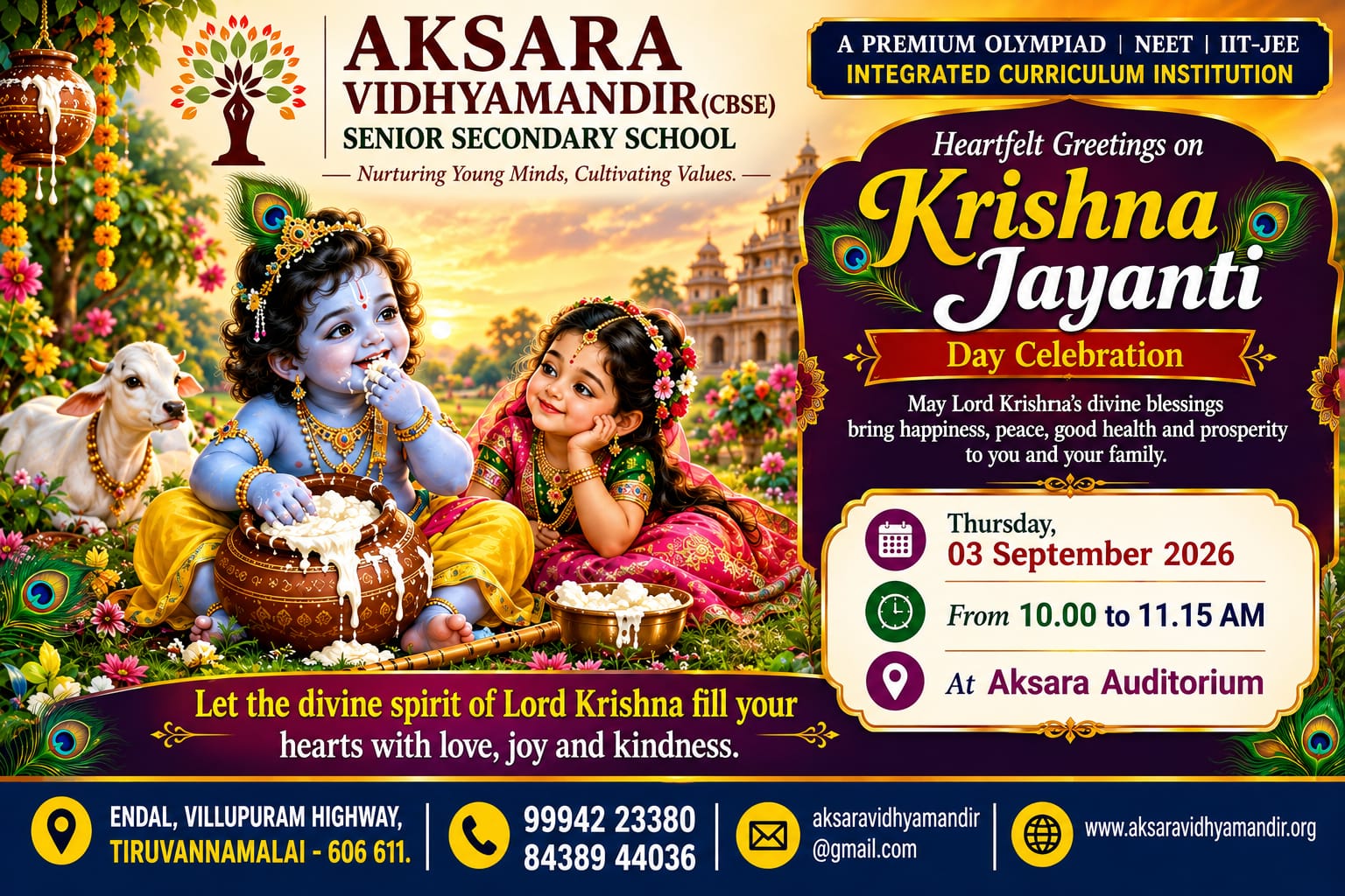 Krishna Jayanthi celebration
